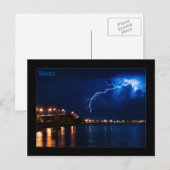 Thunderstorm over Miami - Briefkaart (Voorkant / Achterkant)