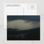 Thunderstorm over Quabbin Reservoir Briefkaart (Voorkant / Achterkant)