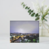 Thunderstorm over Thessaloniki, Griekenland Briefkaart (Staand voorkant)