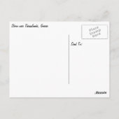 Thunderstorm over Thessaloniki, Griekenland Briefkaart (Achterkant)