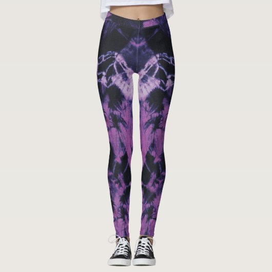 ThunderStorm retro  Tie Dye Leggings (Voorkant)