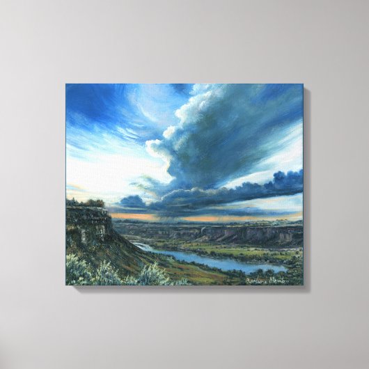 "Thunderstorm" Stretched Canvass Canvas Afdruk (Voorkant)