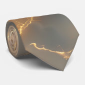 Thunderstorm Tie/Krawatte mit Blitzd Stropdas (Opgerold)
