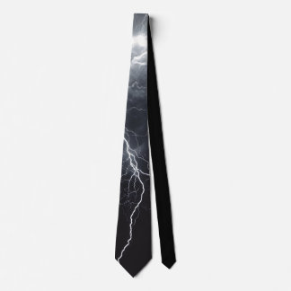 Thunderstorm Tie/Krawatte mit Blitzd Stropdas