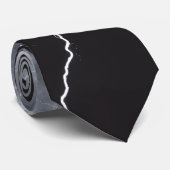 Thunderstorm Tie/Krawatte mit Blitzd Stropdas (Opgerold)