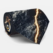 Thunderstorm Tie/Krawatte mit Blitzd Stropdas (Opgerold)