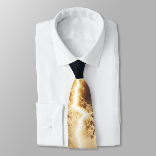 Thunderstorm Tie/Krawatte mit Blitzd Stropdas (Gebonden)