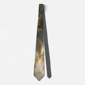 Thunderstorm Tie/Krawatte mit Blitzd Stropdas