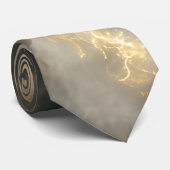 Thunderstorm Tie/Krawatte mit Blitzd Stropdas (Opgerold)
