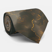 Thunderstorm Tie/Krawatte mit Blitzd Stropdas (Opgerold)