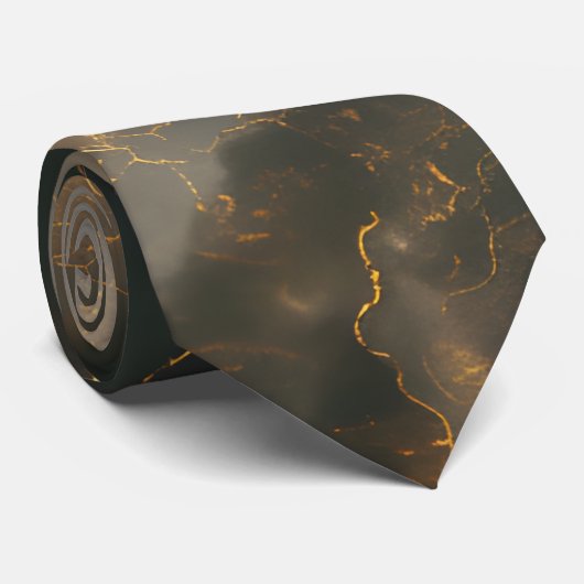 Thunderstorm Tie/Krawatte mit Blitzd Stropdas (Opgerold)