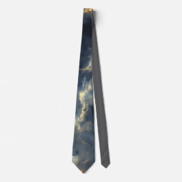 Thunderstorm Tie/Krawatte mit Blitzd Stropdas