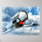 Thunderstreak Turbojet Cockpit Poster (Voorkant)