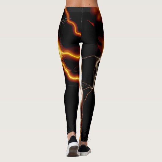 Thunderstrike Glow Yoga Leggings (Achterkant)