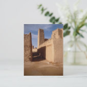 Thunyan Palace, oude stad, Najd, Saudi-Arabië Briefkaart (Staand voorkant)