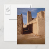 Thunyan Palace, oude stad, Najd, Saudi-Arabië Briefkaart (Voorkant / Achterkant)