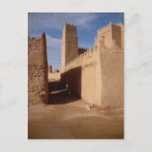 Thunyan Palace, oude stad, Najd, Saudi-Arabië Briefkaart (Voorkant)