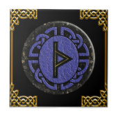 " thuraz elder futhark " tegeltje (Voorkant)
