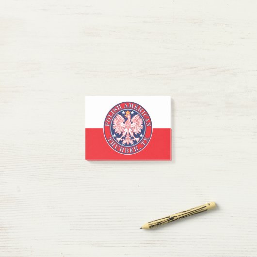 Thurber Texas Poolse Amerikaanse adelaar Post-it® Notes (Op bureau)