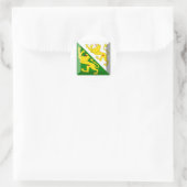 Thurgau Flag Gem Ronde Sticker (Tas)
