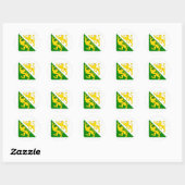 Thurgau Flag Ronde Sticker (Vel)