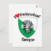 Thurgau Schweiz Postkarte Briefkaart (Voorkant / Achterkant)