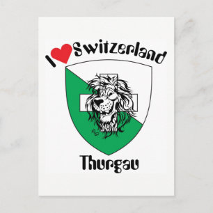 Thurgau Schweiz Postkarte Briefkaart
