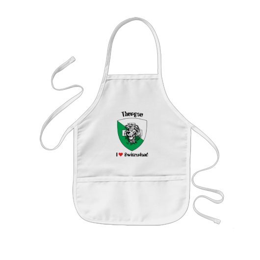 Thurgau Schweiz Schürze Kinder Schort (Voorkant)