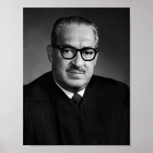Thurgood Marshall Portrait - 1970 Poster (Voorkant)
