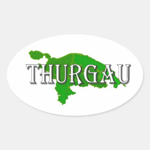 Thurgovia - Thurgau Ovale Sticker
