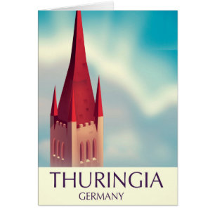 Thüringen Duitsland reisposter