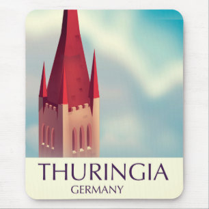 Thüringen Duitsland reisposter Muismat