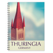 Thüringen Duitsland reisposter Notitieboek (Voorkant)