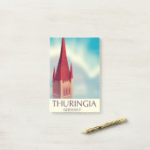 Thüringen Duitsland reisposter Post-it® Notes (Op bureau)
