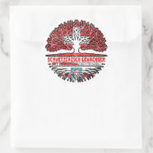 Thüringen Thüringisch Schweizer Schweiz Baum Ronde Sticker (Tas)