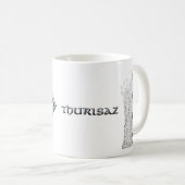 Thurisaz rune mok, Thor's symbol Koffiemok (Voorkant rechts)