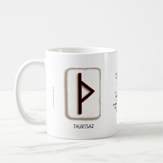 Thurisaz RuneStone 11 oz. Mok (Links)