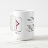 Thurisaz RuneStone 15 oz. Mok (Voorkant links)