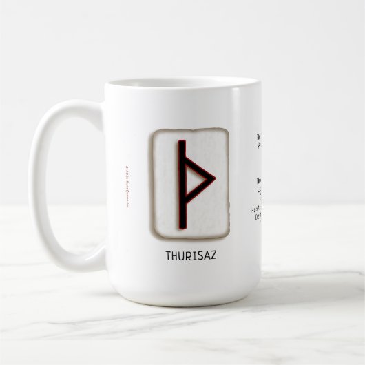 Thurisaz RuneStone 15 oz. Mok (Links)