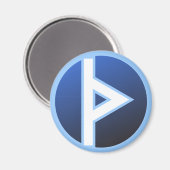 Thurisaz Thurs Thorn Rune Magneet (Voorkant / Achterkant)