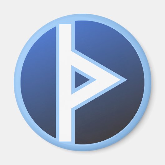 Thurisaz Thurs Thorn Rune Magneet (Voorkant)