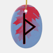 Thurisaz Viking Rune Ornament - Defensie! (Voorkant)