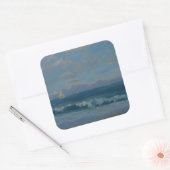 Thurlestone Beach Vierkante Sticker (Envelop)