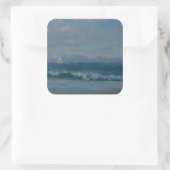 Thurlestone Beach Vierkante Sticker (Tas)