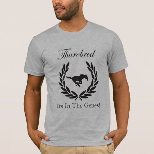 Thurobred in Genes SJSA T-shirt (Voorkant)