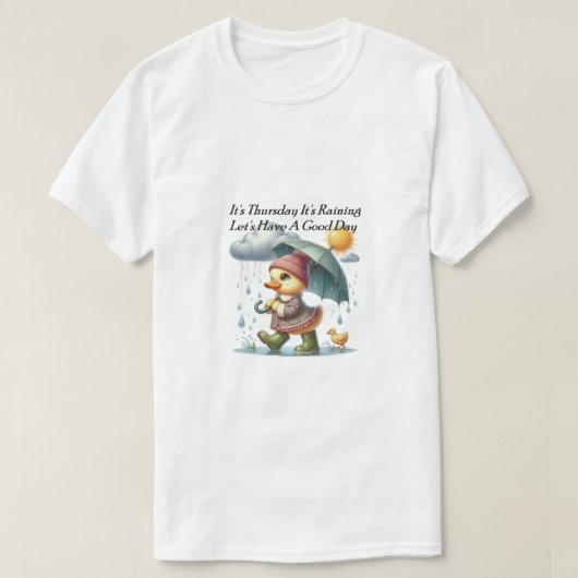 Thursday Raining. T-shirt (Design voorkant)