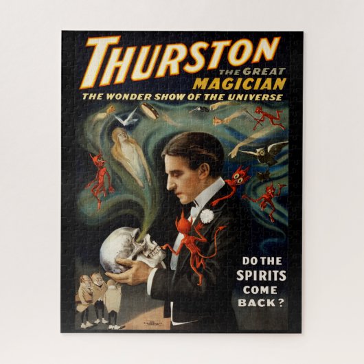 Thurston, beroemd Victoriaans Magisch Poster Legpuzzel (Verticaal)