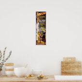 ThURSTON beroemde Magicische Oost-Indische Rope Tr Poster (Keuken)