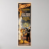 ThURSTON beroemde Magicische Oost-Indische Rope Tr Poster (Voorkant)