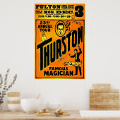Thurston, beroemde magiër, 23ste jaarlijkse rondle poster (Keuken)